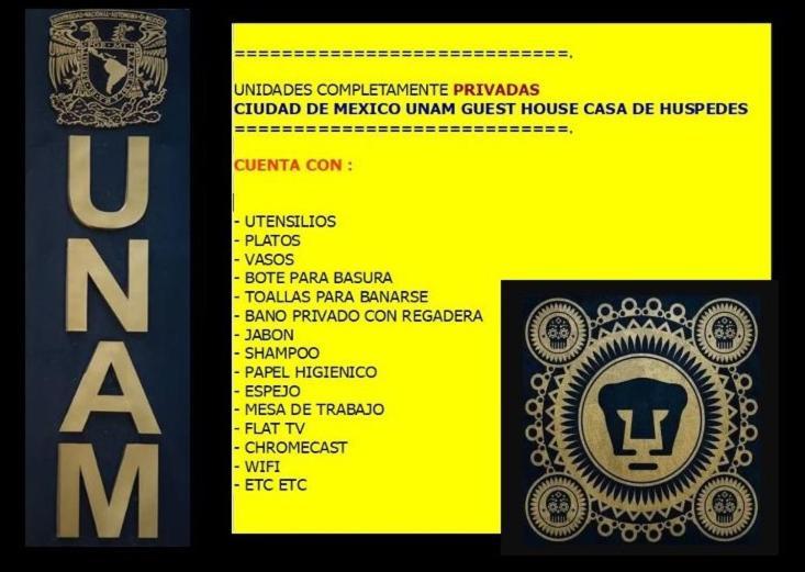 Ciudad De Mexico Unam Guest House Casa De Huespedes Dış mekan fotoğraf